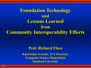 Richard Fikes' talk - Arizona State University