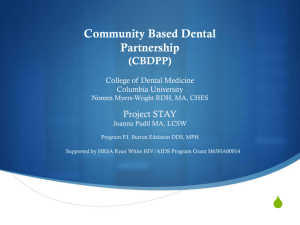 Community Based Dental Partnership