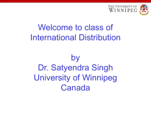 PowerPoint Presentation - The University of Winnipeg