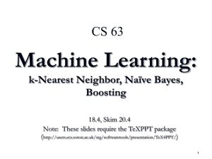 Machine Learning / NNs and Bayesian