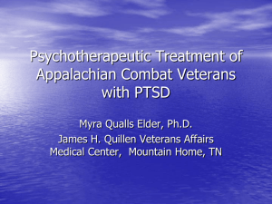 Proposed Changes To PTSD Diagnosis in DSM