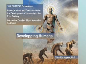 Developping Humans 10th EUROTAS Conference Planet, Culture
