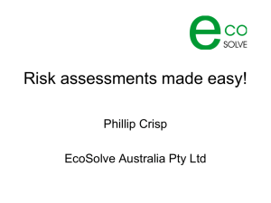 Risk assessments made easy!