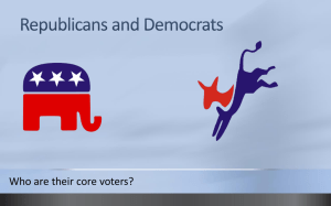 Republican and the Democrats