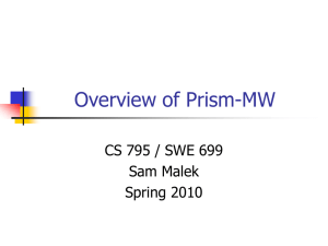 Overview of Prism-MW