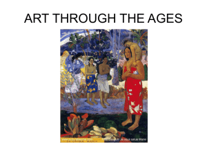 ART THROUGH THE AGES