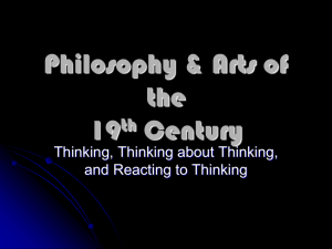 PowerPoint: Philosophy & The Arts