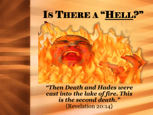 Is There a *Hell? - Harrodsburg Church of Christ