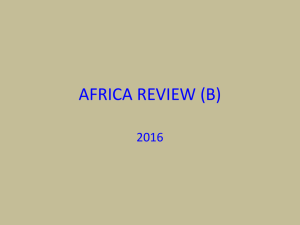 africa review - Killeen Independent School District