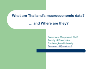 What are Thailand's macroeconomic data?
