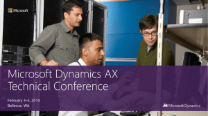 BRK404 - Optimizing the Performance of your Dynamics AX