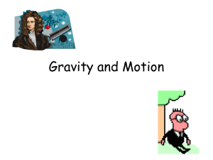 Gravity and Motion PPT