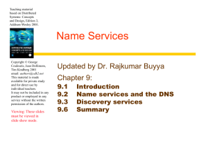 Naming Services