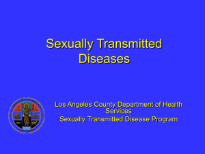 CHLAMYDIA and GONORRHEA Los Angeles County Rates, 1991