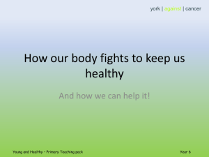 Understanding how the body fights diseases KS1