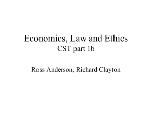 Economics and Law