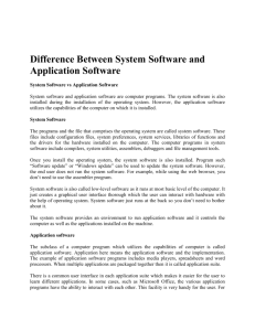 System Software - My Web Application