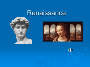 Renaissance Period Presentation
