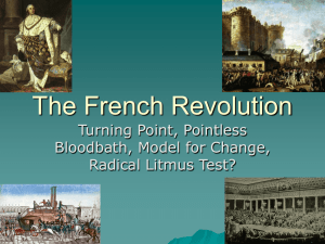 The French Revolution - Hinsdale Central High School
