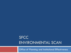 Environmental Scan - Santa Fe Community College