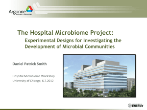 PowerPoint - Hospital Microbiome Project