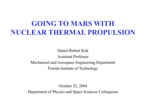 mRocket Systems Modeling Effort November 18, 2002