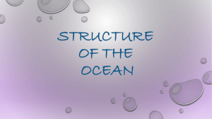 Structure of the ocean