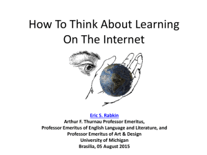 How To Think About Learning On The Internet
