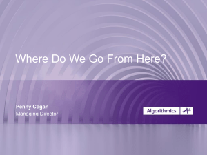 Penny Cagan - Where Do We Go From Here?