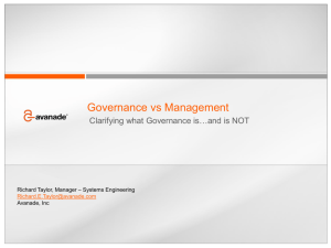 SharePoint Governance Overview