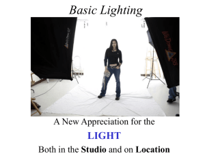 Studio Lighting - Carteret Community College