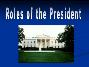 Roles of the President slide show