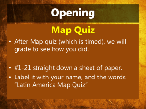 Latin America Environmental Issues PPT to review