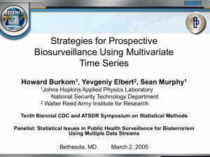 Strategies for Prospective Biosurveillance Using