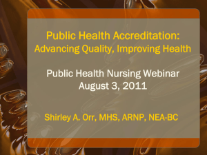 Public Health Accreditation