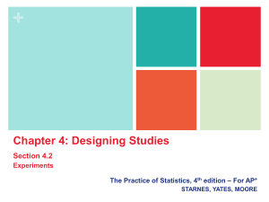 Chapter 4.2: Designing Studies