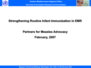 Eastern Mediterranean Regional Office Vaccines