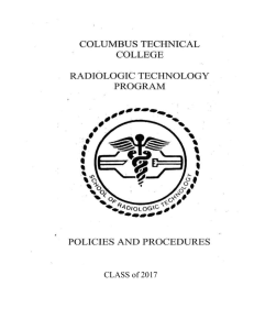 RT Student Handbook - Columbus Technical College