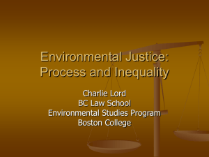 What is Environmental Justice?