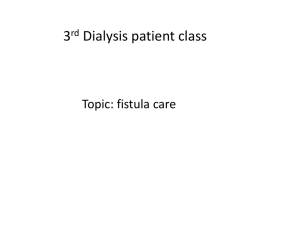 Fistula Care - Bhutan Kidney Foundation