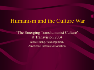 Humanism and the Culture Wars