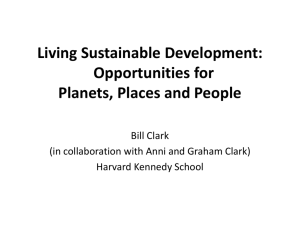Living Sustainable Development - Belfer Center for Science and
