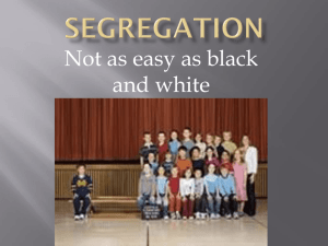 Segregation - Beavercreek City School District