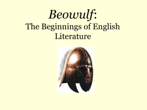 Beowulf: The Beginnings of English Literature