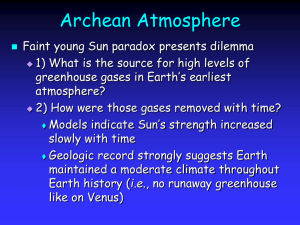 Earth's Climate System Today