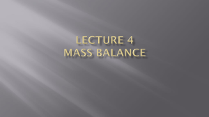 Mass Balance presentation