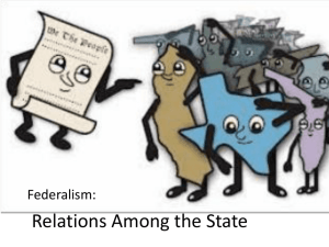 Relations Among the State