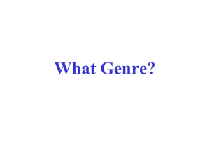 What Genre - Game - Library-ELA
