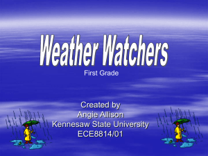 Weather Watchers - Kennesaw State University