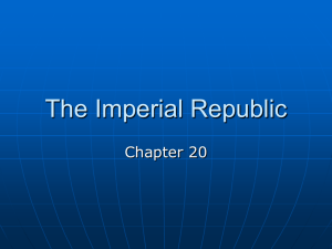 Ch 20 The Imperial Republic